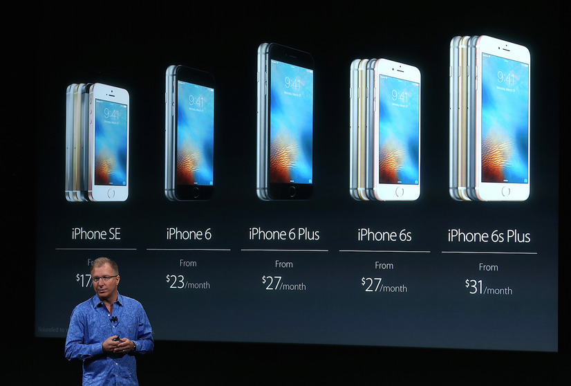 iPhoneの新モデルとして登場した「iPhone SE」(C)GettyImages