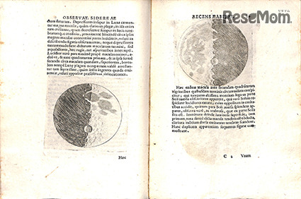 ガリレオ・ガリレイ「星界の報告」1610年　所蔵：金沢工業大学ライブラリーセンター