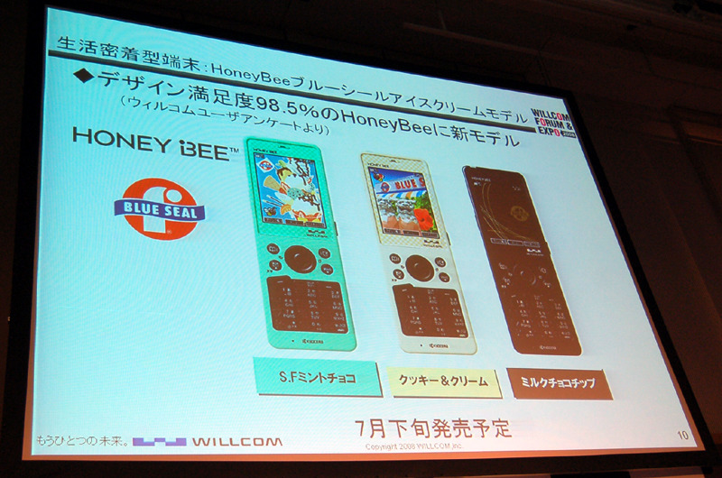 生活必着型携帯として紹介されたHONEY BEEは品薄状態になるほどの好調ぶり