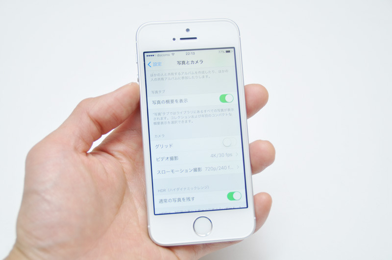 iPhone 6sから搭載された4K動画撮影に対応