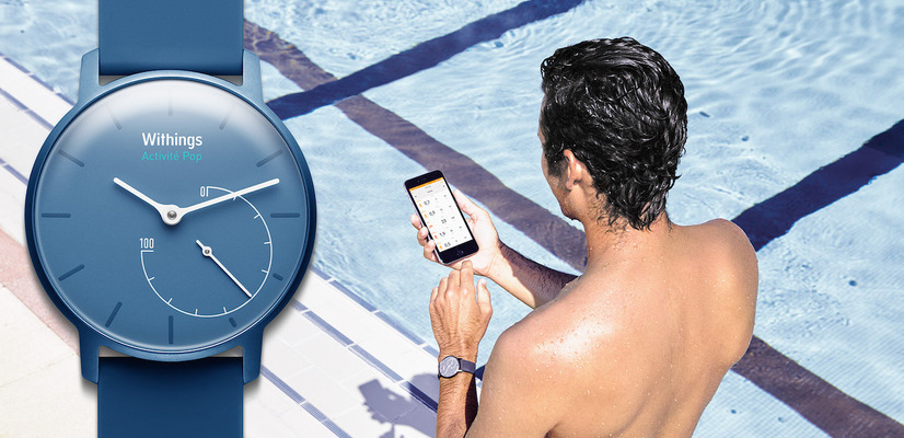 「Withings Activite Pop」(Bright Azure)