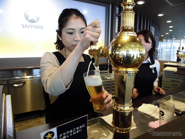 サッポロビール千葉工場・黒ラベルツアー。工場見学のあとの一杯