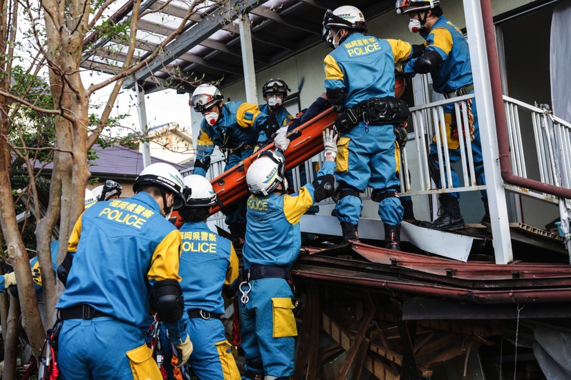 熊本地震　(c) Getty Images