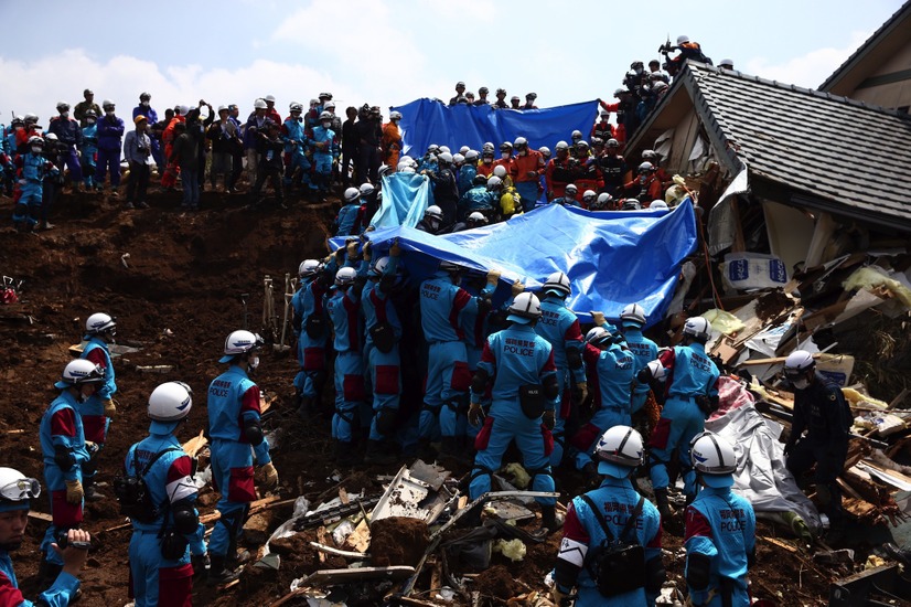 熊本地震　(c) Getty Images