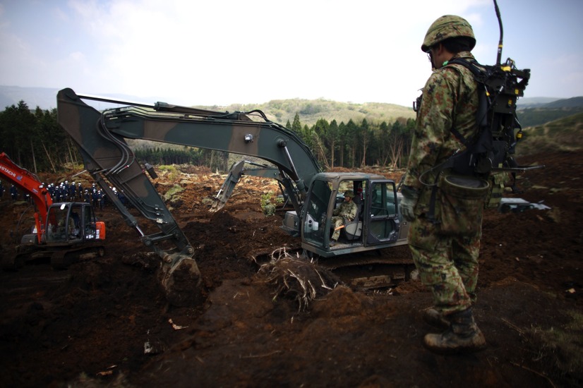 熊本地震　(c) Getty Images