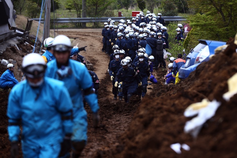 熊本地震　(c) Getty Images