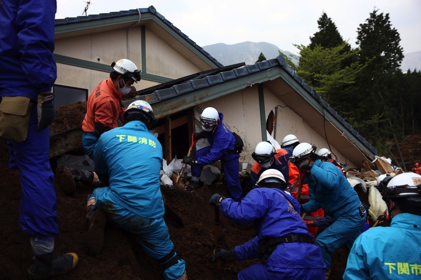 熊本地震　(c) Getty Images