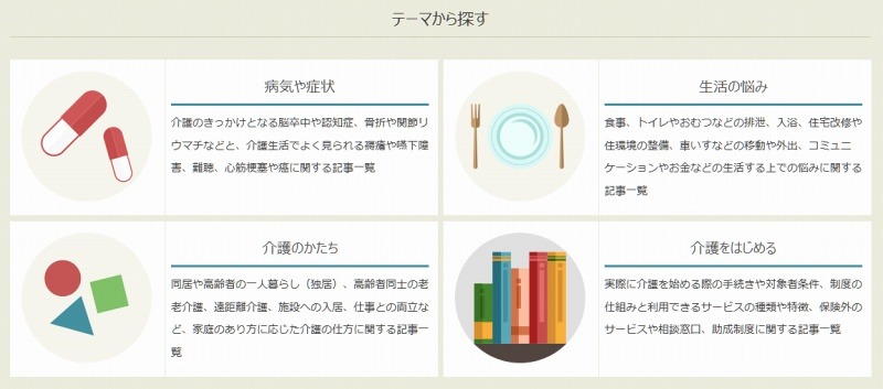 「サービスの種類」での検索