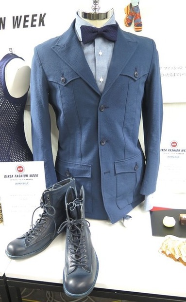 松屋オリジナル「ナイジェル・ケーボン」スーツ、「TAKINAMI TAKASHI」ブーツ