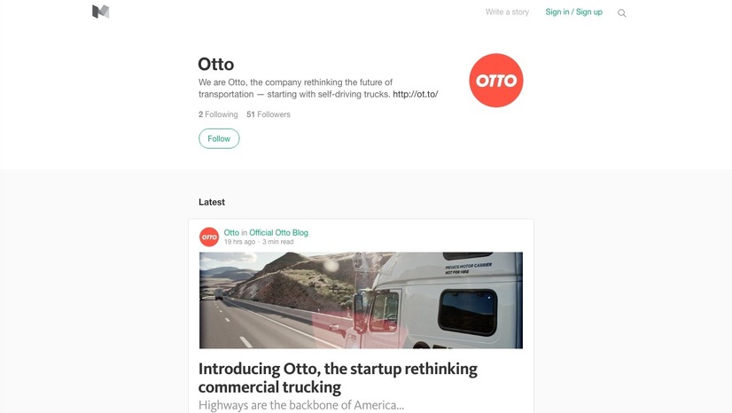 GoogleやAppleの元社員らが自動運転トラックメーカー「Otto」を起業