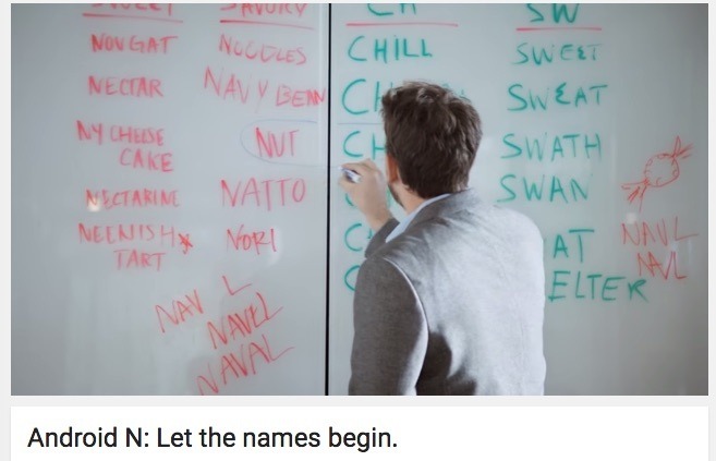 Nで始まるお菓子とは？ Google、「Android N」のコードネームをネット募集へ！【Google I/O 2016】