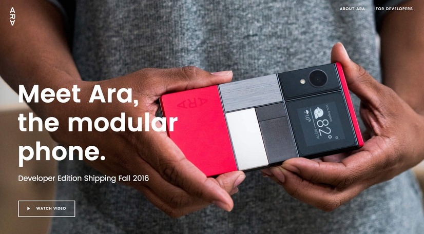 Googleの組み立て式スマホ「Project Ara」、2017年に発売へ！