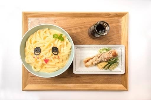 「ふなっしーのつるっ！と汁なしうどん」　(c) ふなっしー