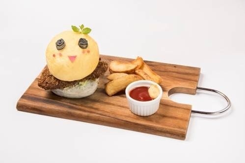 「大阪名物ヘレカツver！ふなっしーバーガー」　(c) ふなっしー