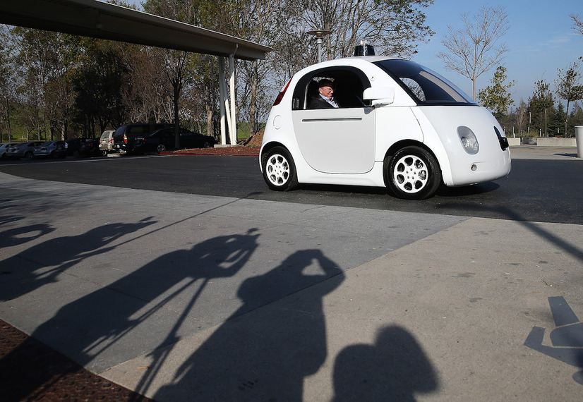 Googleの自動運転車 （c）Getty Images