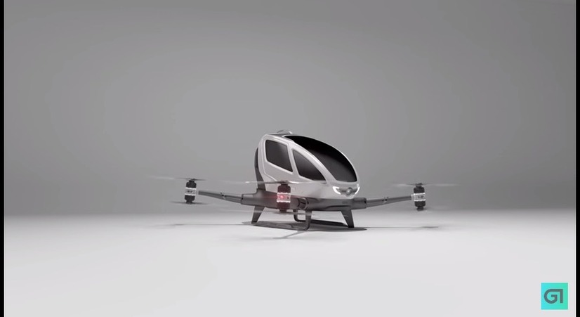 人が乗れるドローン「EHang 184」、米ネバダ州で飛行テストへ！