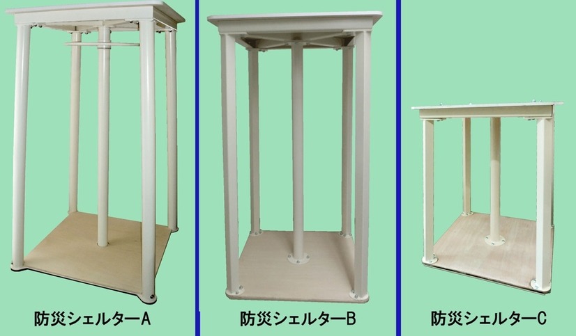 クローゼットの中などへの設置を想定した防災シェルター。屋内における簡易的な避難場所として利用可能だ（画像はプレスリリース）