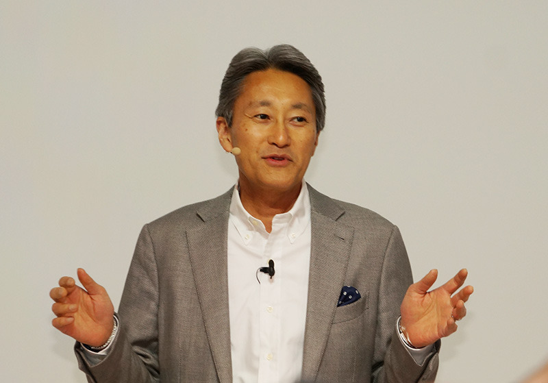 ソニーの平井社長（IFA 2015にて撮影）