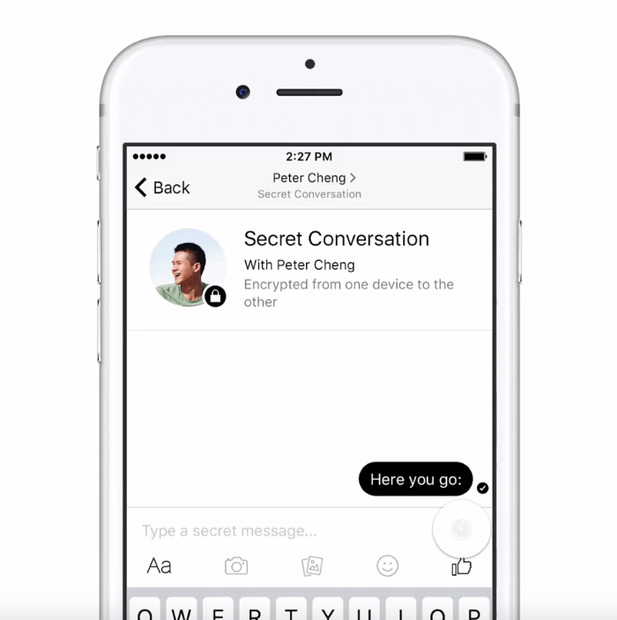 Facebook Mesengerに、エンドツーエンド暗号化機能！暗証番号などシークレットな会話が可能に