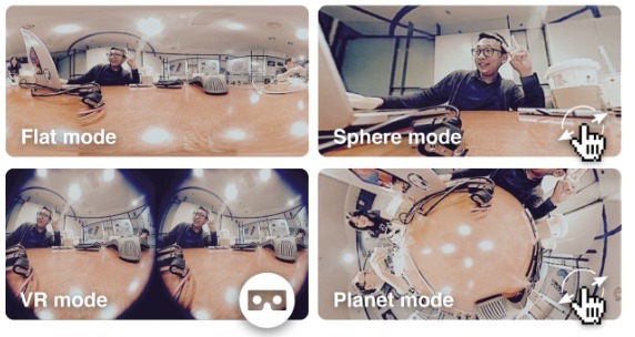 新感覚！360度パノラマ撮影が可能な小型球体カメラ「Luna 360」