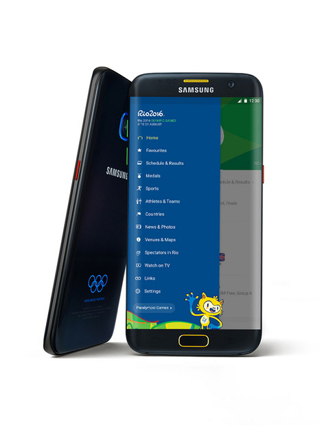 auから2016台限定で一括12万円！ リオ五輪モデル「Galaxy S7 edge」登場