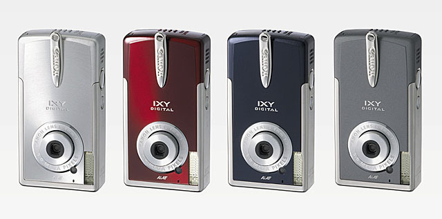 　キヤノンは、IXY DIGITALシリーズの新製品として、「IXY DIGITAL 50/40/L2」の3機種を10月上旬から順次発売する。