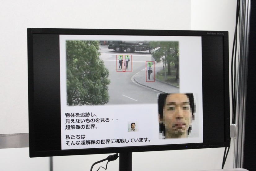 NECでは顔認証技術の他にも低解像度の映像を復元する技術など映像解析関するさまざまな技術を有しており、今後、両社の協業でそうした技術がどう活用されていくのかに注目していきたい（撮影：防犯システム取材班）