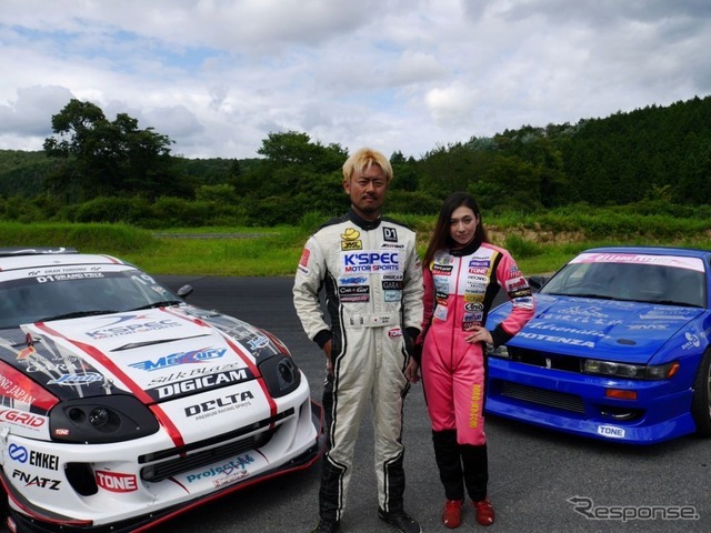 Ｄ１ＧＰ日比野哲也選手と塚本奈々美さん