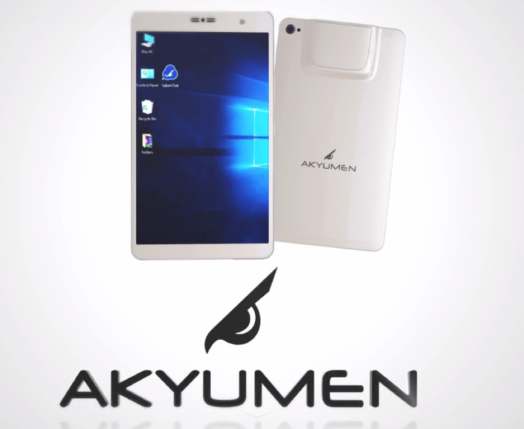 AndroidとWindows OSを搭載！プロジェクター内蔵ファブレット「Holofone Phablet」