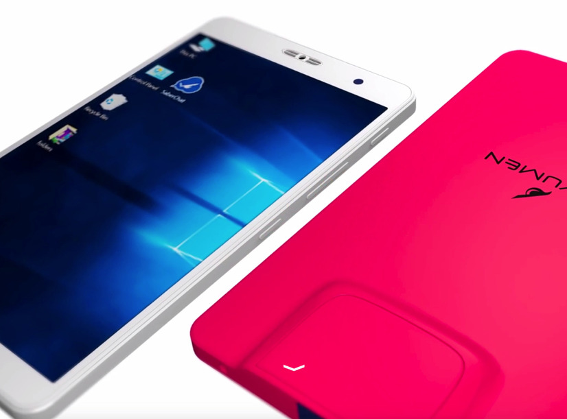 AndroidとWindows OSを搭載！プロジェクター内蔵ファブレット「Holofone Phablet」