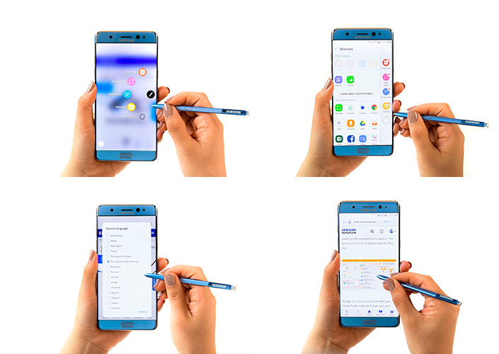 サムスン、防水・防塵・虹彩認証に対応したペン付属の新型スマホ「Galaxy Note 7」発表