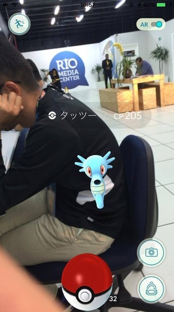 【リオ2016】ブラジルでも「ポケモンGO」配信開始…各国の報道陣が集まるメディアセンターにもプレーヤーが出現？「お前ら仕事しろ」