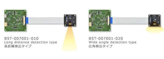 「HVC-P2」は2014年3月に発売を開始した「組込型画像センシングコンポ Human Vision Components」の後継機。認識速度が従来機の最大10倍に向上した（画像はプレスリリースより）