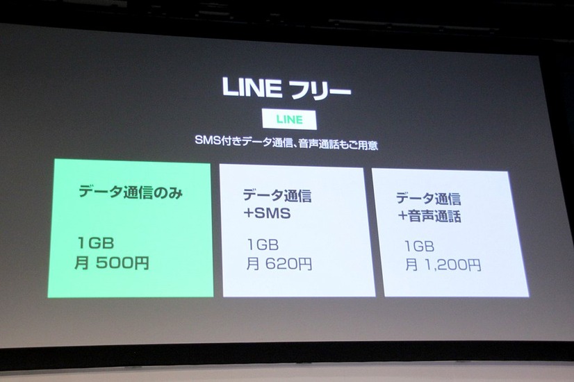 ライトユーザー向けの「LINEフリー」