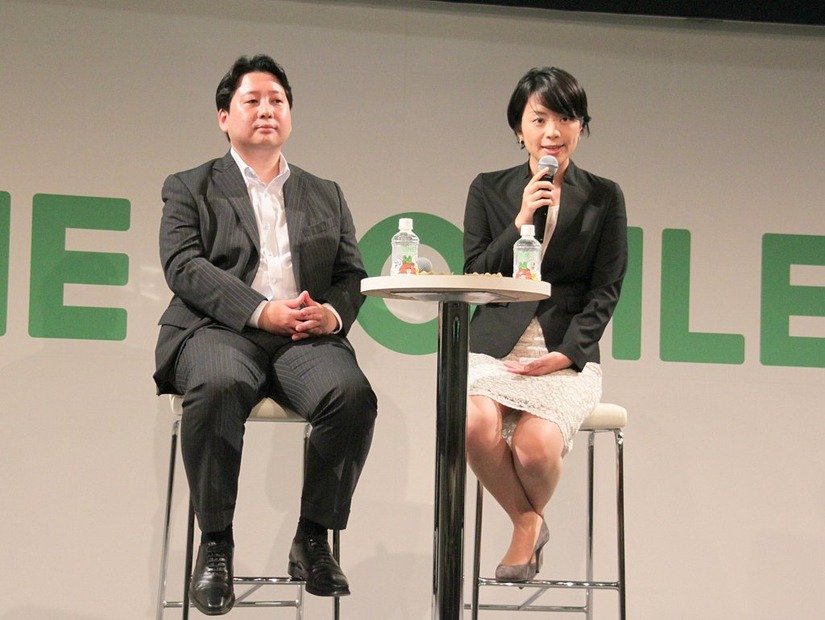 記者説明会に登壇したLINE 取締役 CSMOの舛田淳氏