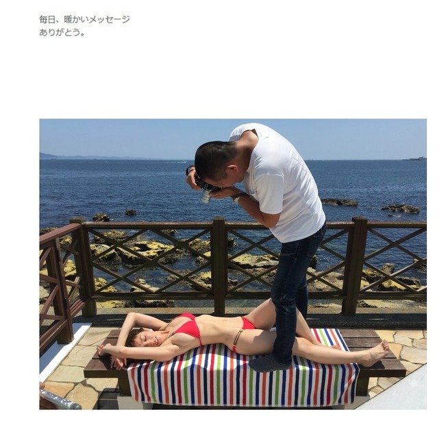 熊田曜子、イメージDVDが増版！衝撃オフショットを公開