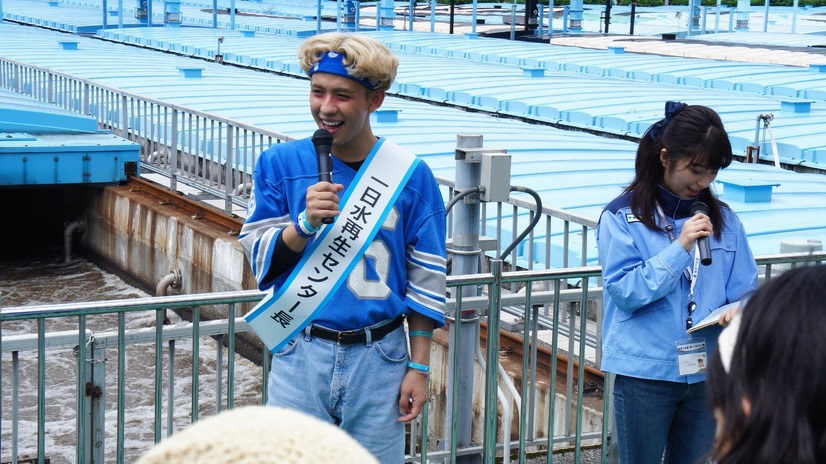 りゅうちぇる、東京都下水道局1日水再生センター長に！