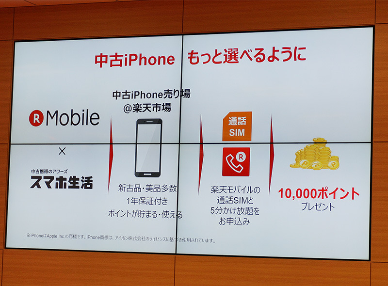 中古端末販売との連携も強化