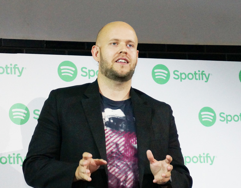 Spotify本社のCEO、ダニエル・エク氏