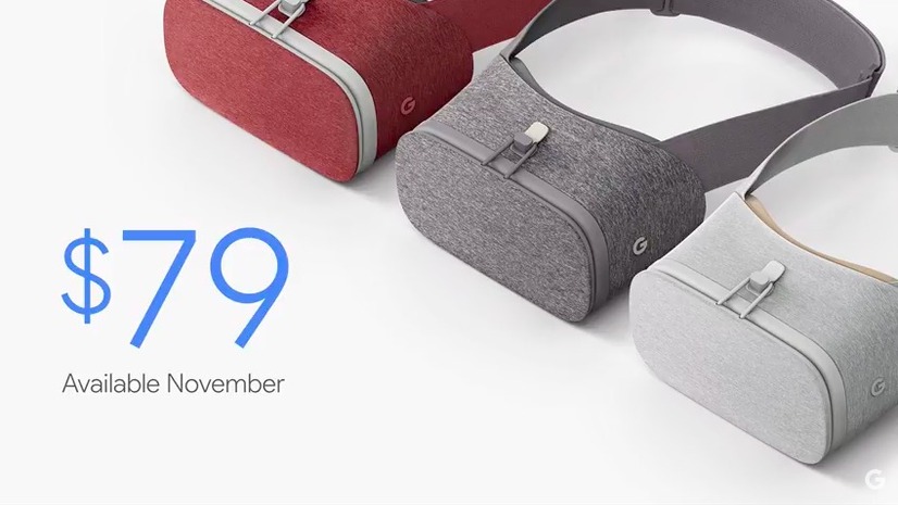 Google、約8,000円の自社製VRヘッドセット「Daydream View」を11月発売へ！VR規格「Daydream」に対応