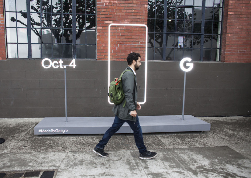 新フラッグシップスマホ「Pixel」やVRヘッドセット「Daydream View」などが発表されたGoogleの発表会　（C）Getty Images