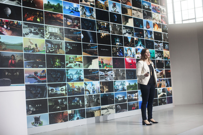 新フラッグシップスマホ「Pixel」やVRヘッドセット「Daydream View」などが発表されたGoogleの発表会　（C）Getty Images