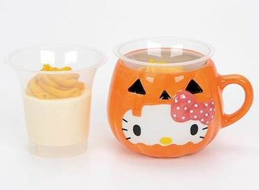 ミニストップ限定スイーツ！ハロウィン仕様のハローキティ陶器カップ付きで発売