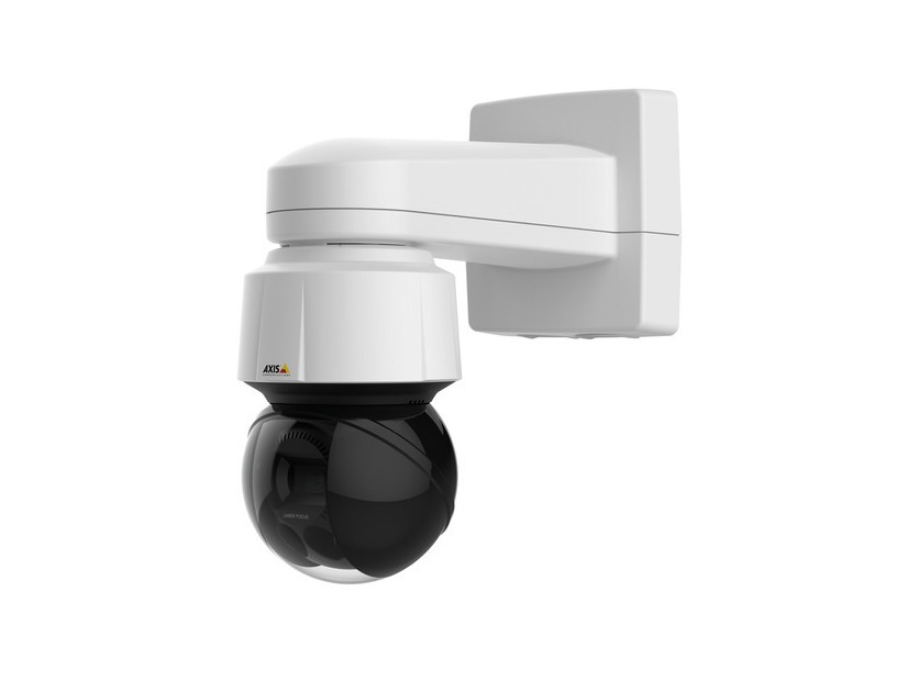 「AXIS Q6155-E」はカメラに搭載したレーザーセンサーにより被写体との距離を測ることで、素早く正確なオートフォーカスを実現する（画像はプレスリリースより）