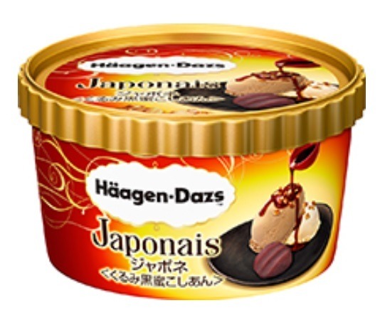 ハーゲンダッツ、和の味にこだわった「くるみ黒蜜こしあん」