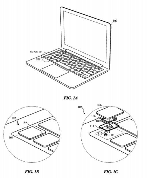 未来のMacBookはキーボードの打鍵感が自在に変更可能？Appleが新特許を出願