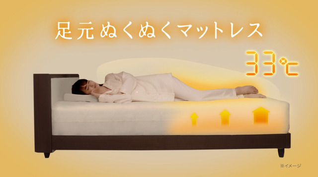 ASLEEP「足元ぬくぬくマットレス」