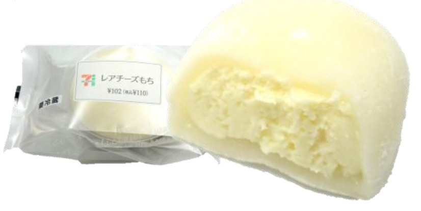 もち生地の中にレアチーズムース！セブンで『レアチーズもち』販売開始
