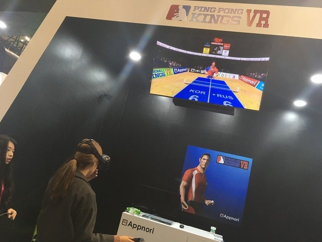 【G-STAR 2016】打球感がたまらない・・・スマッシュ、カットボールも打てた！VRで卓球ができちゃう『Ping-Pong Kings VR』プレイレポ