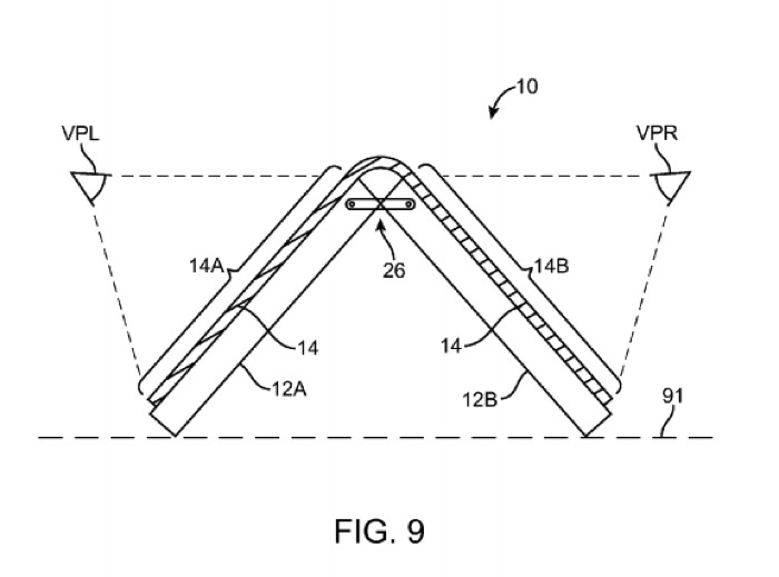 iPhone 8で採用？Appleが折りたたみスマホに関する新特許取得